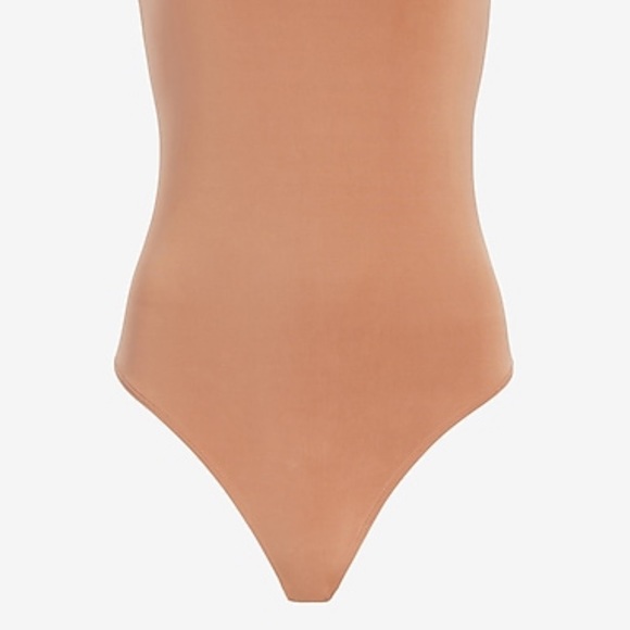 🆕EXPRESS Mocha Thong Bodysuit - Size: L - Picture 2 of 9